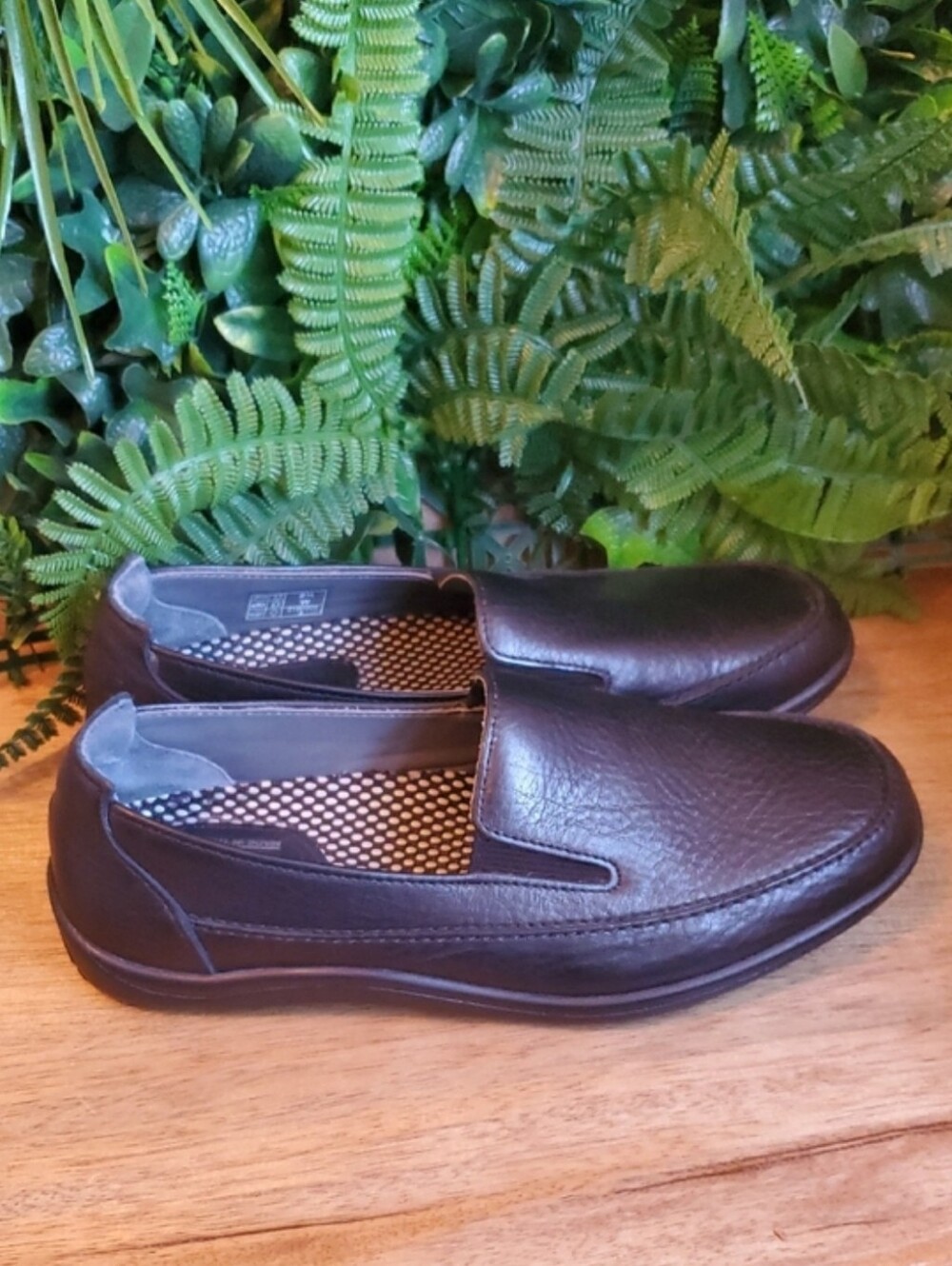 SAS Weekender Black Slip-On Comfort  Leather Loafers Womens 8.5